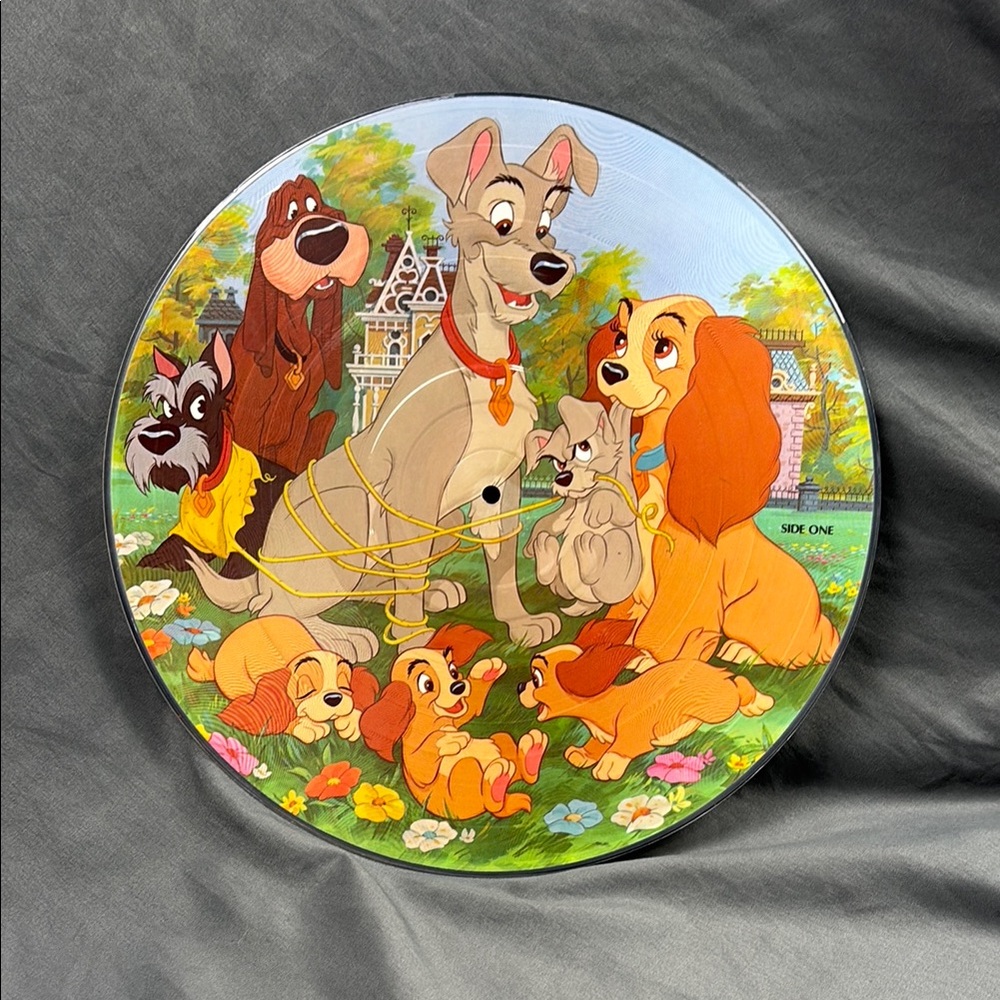 Disney Picture Disc Lady and the Tramp Vinyl Record